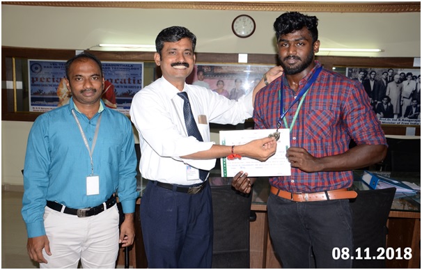 Anna University Interzonal Silver medal  in best physique