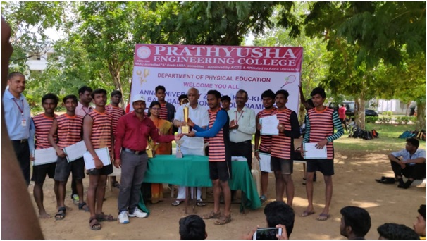 KhoKho Second place at Anna University Zonal Championship